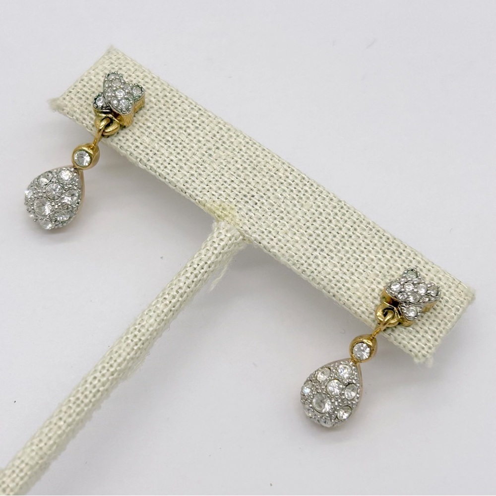 Swarovski Crystal Pave Drop Earrings